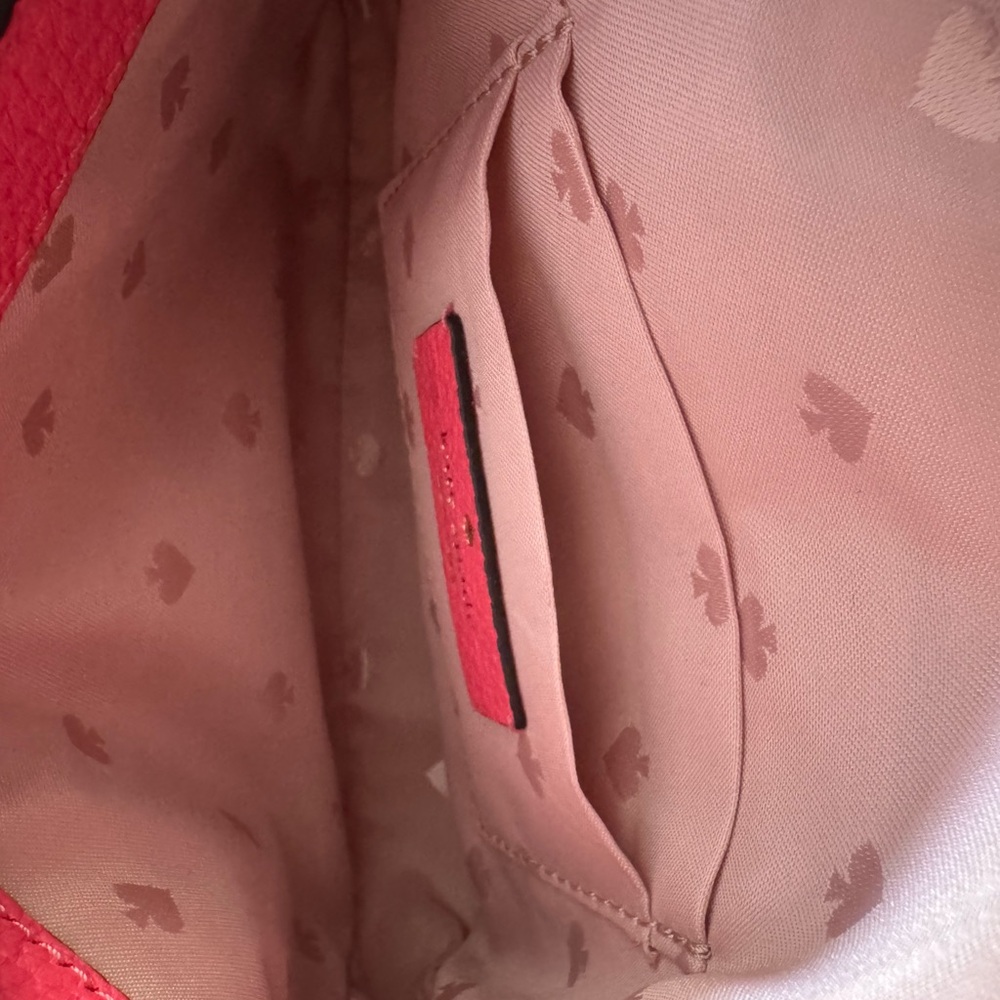 Kate Spade Ripe Papaya Color Crossbody Bag with Curved Flap - Picture 4 of 13